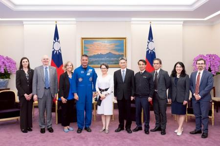 副總統接見「美國太空總署太空人林琪兒醫師」